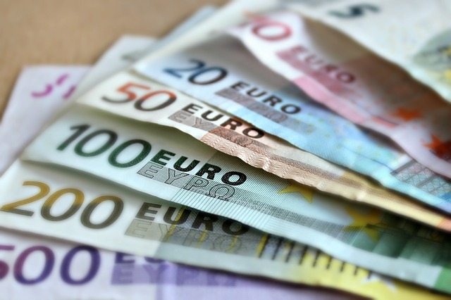 všechny bankovky eur